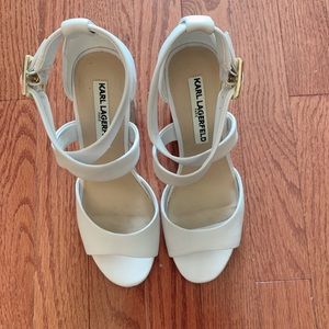 Karl Lagerfeld wedge shoes
